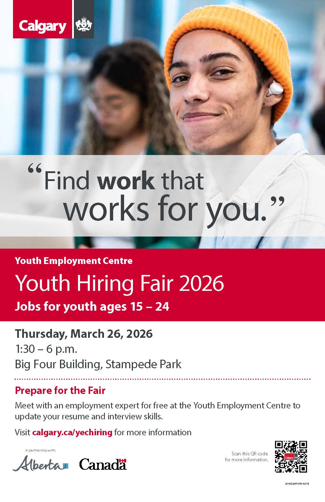youth hiring fair poster