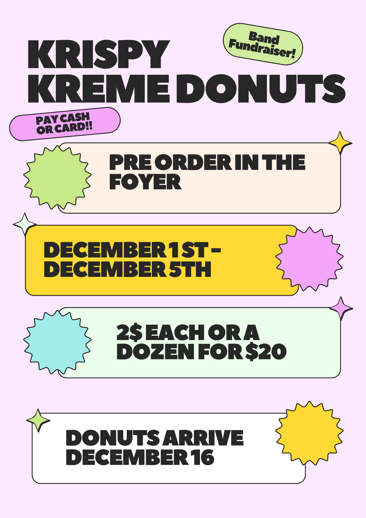 Krispy Kreme Fundraiser 